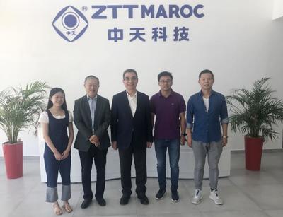 全國政協(xié)常委林毅夫視察中天摩洛哥工廠，擘畫中非通信建設(shè)合作新藍圖